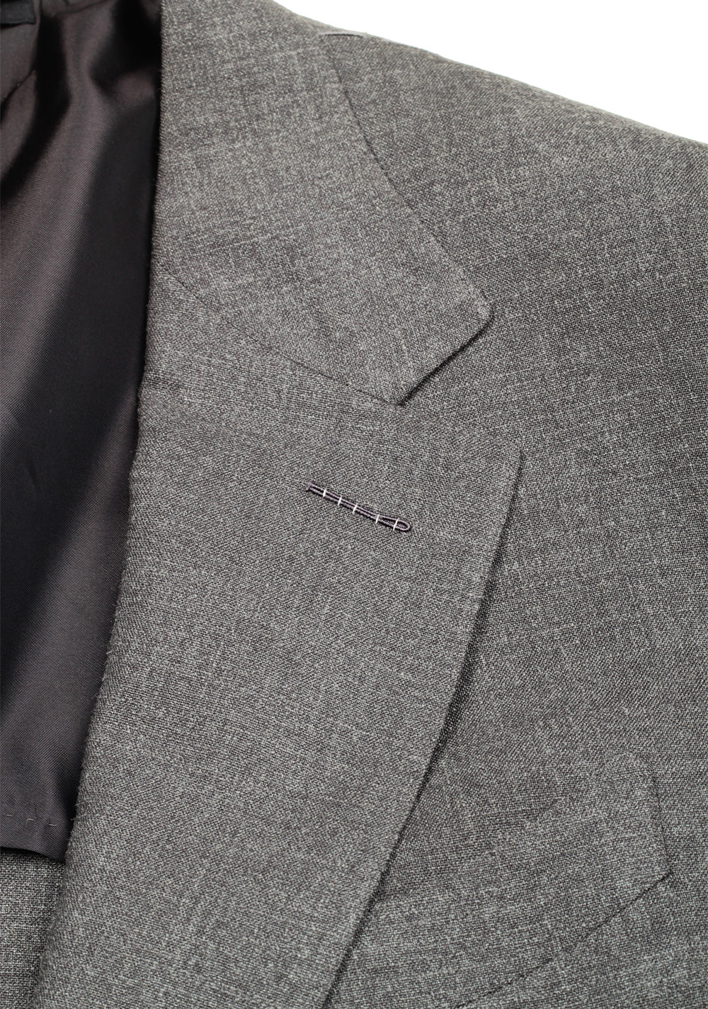 TOM FORD Shelton Solid Gray Suit Size 54 / 44R U.S. In Wool Silk