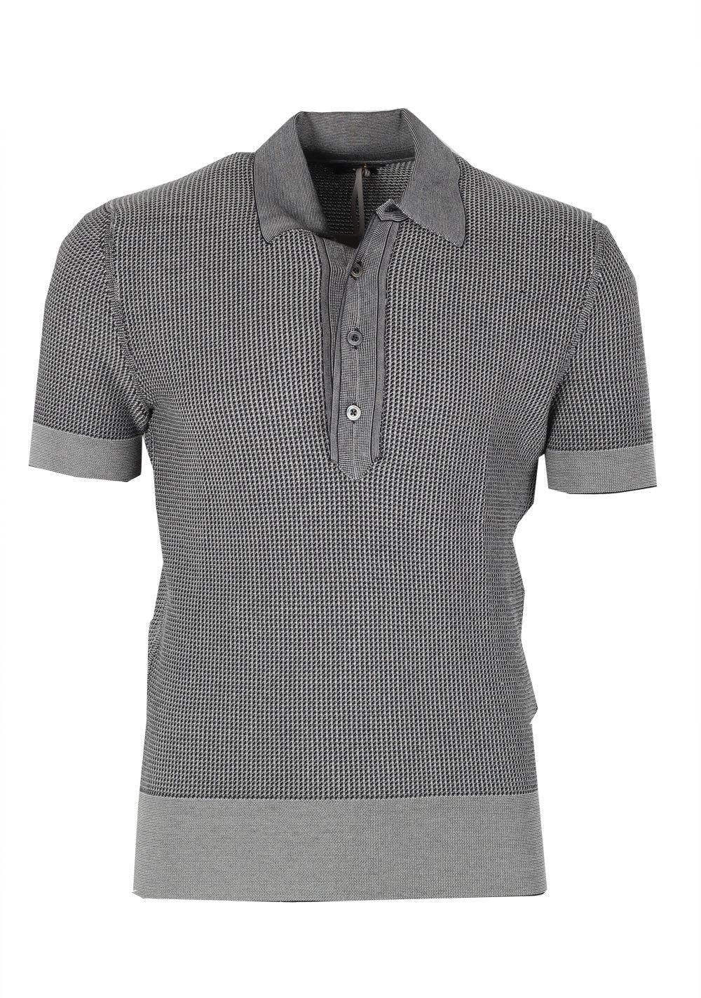 TOM FORD Gray Short Sleeve Polo Shirt Size 48 / 38R U.S.