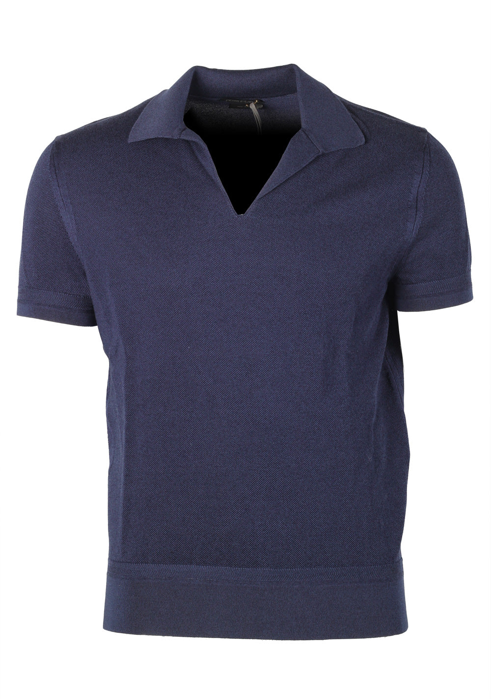 TOM FORD Blue Short Sleeve Polo Shirt Size 48 / 38R U.S.