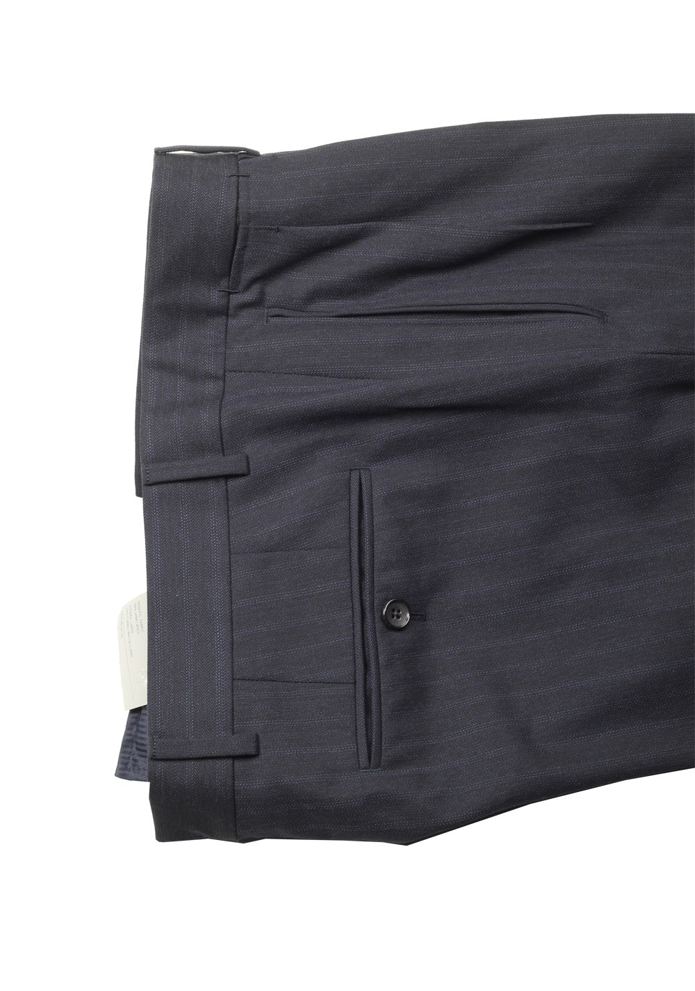 TOM FORD Shelton Striped Blue Suit Size 48 / 38R U.S. In Wool