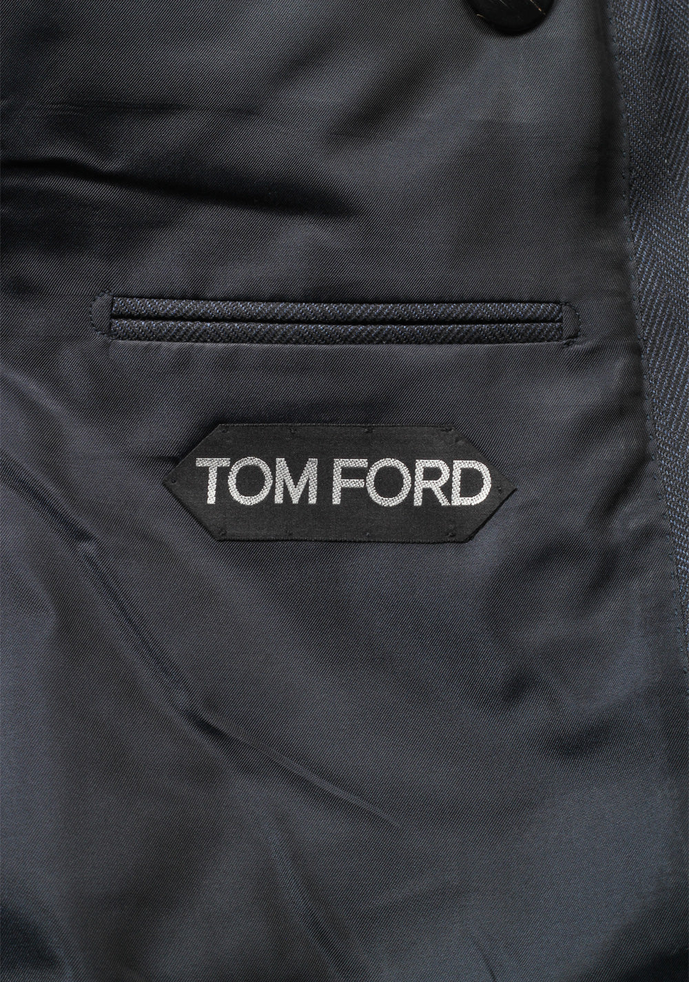 TOM FORD Shelton Double Breasted Blue Suit Size 48 / 38R U.S. In Wool