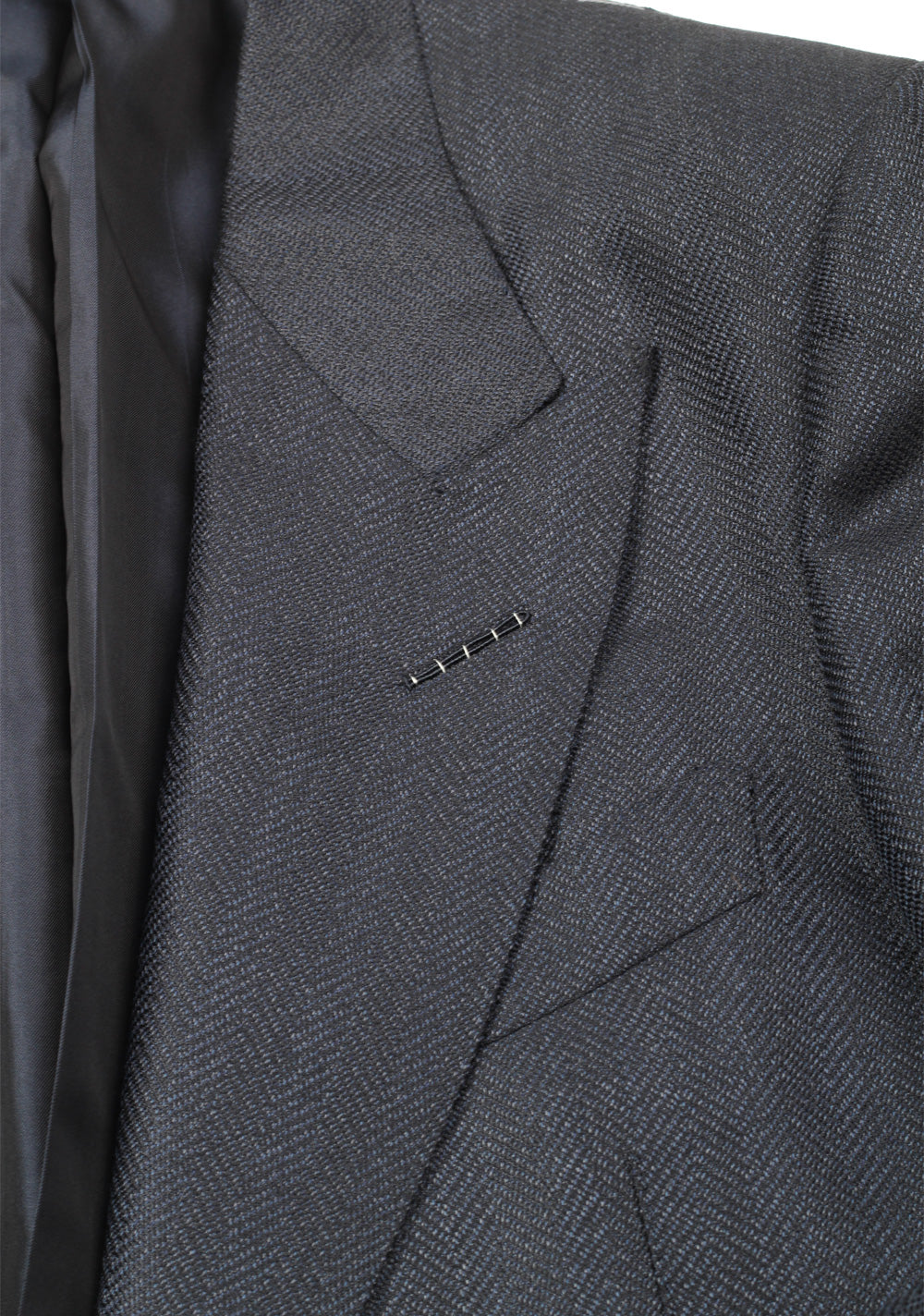 TOM FORD Shelton Blueish Gray Suit Size 48 / 38R U.S. In Mohair Wool