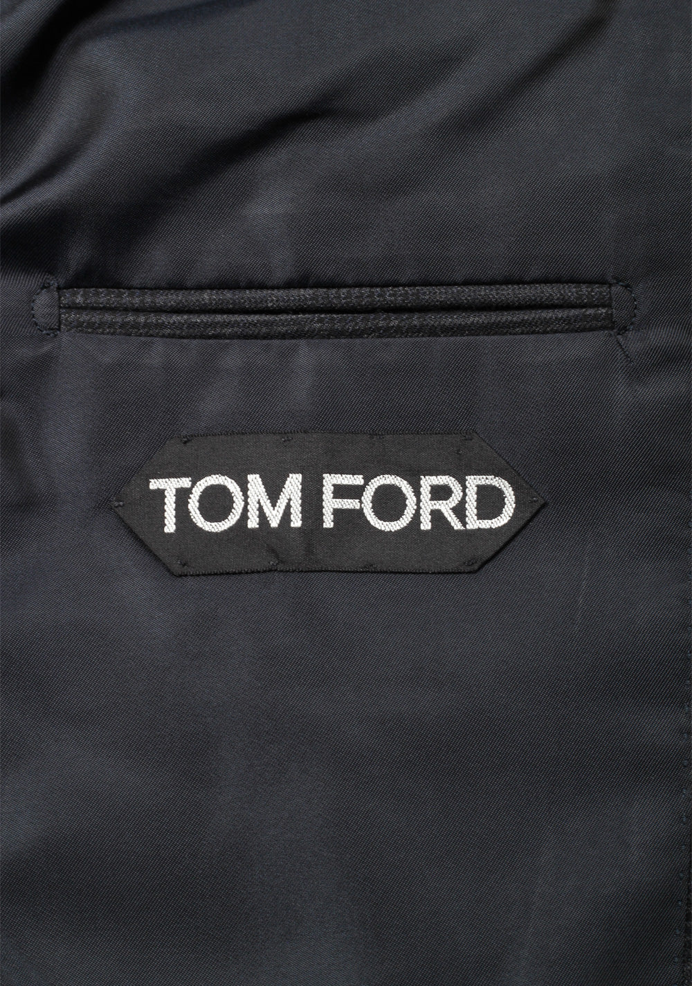 TOM FORD Shelton Checked Blueish Gray Suit Size 48 / 38R U.S. In Wool Silk
