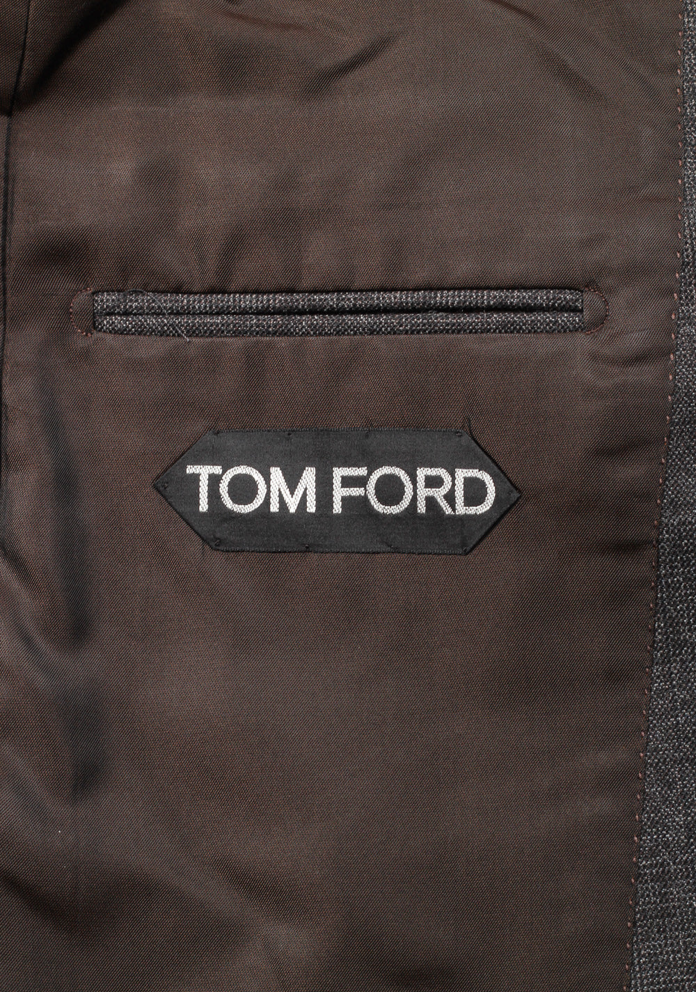 TOM FORD Shelton Checked Gray Suit Size 48 / 38R U.S. In Wool