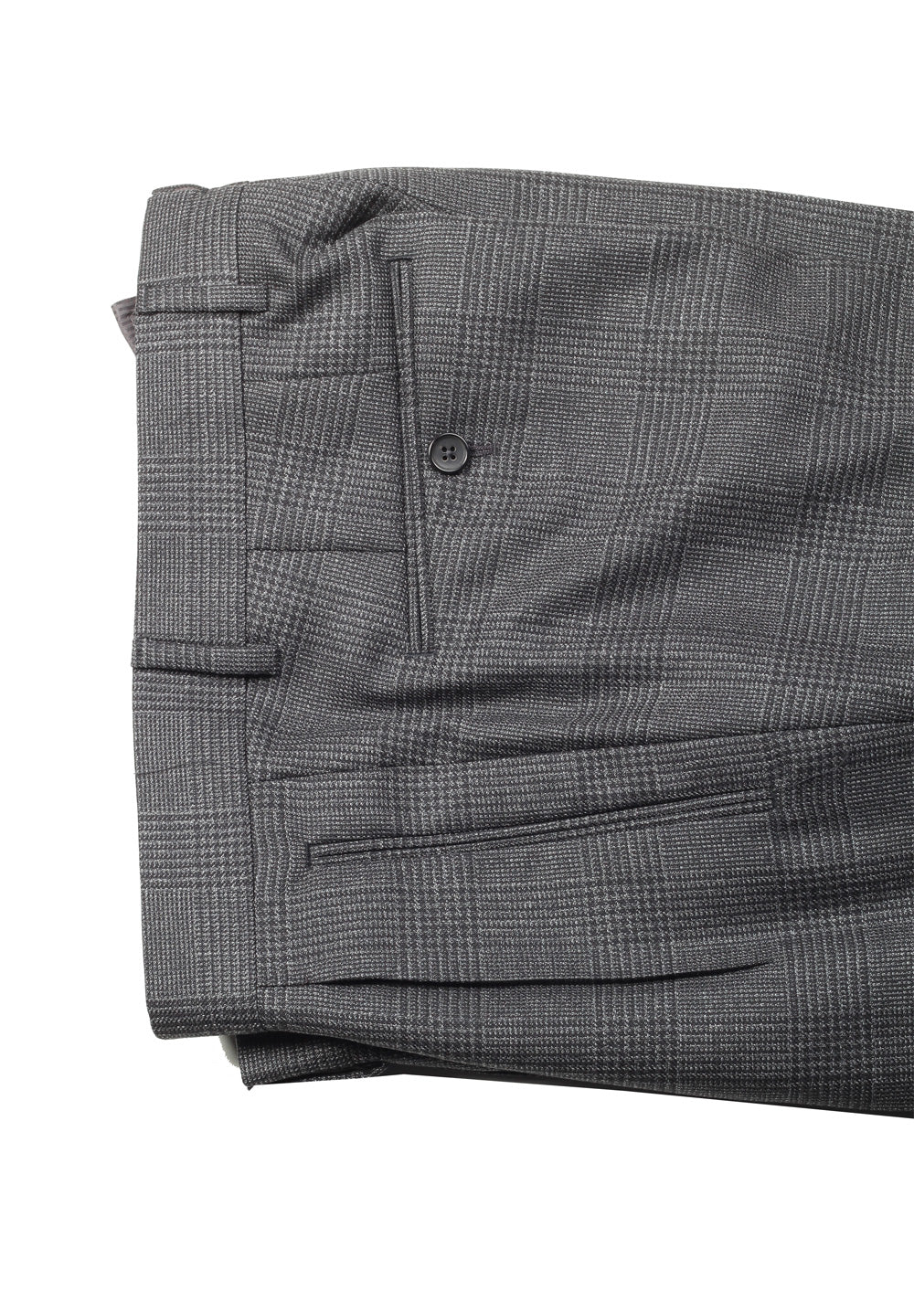 TOM FORD Shelton Checked Double Breasted Gray Suit Size 48 / 38R U.S. In Mohair Wool