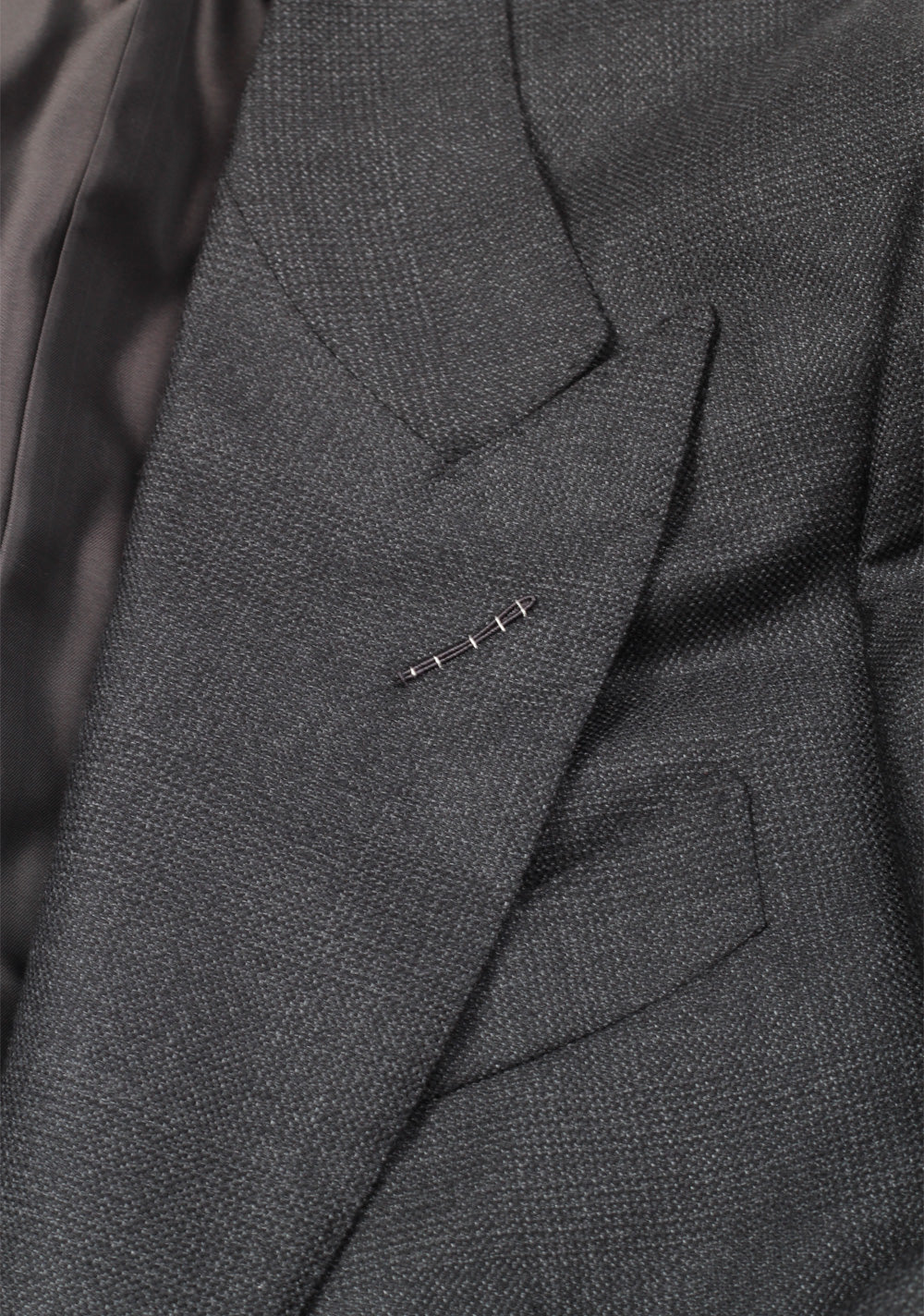 TOM FORD Shelton Checked Gray Suit Size 48 / 38R U.S. In Wool Silk