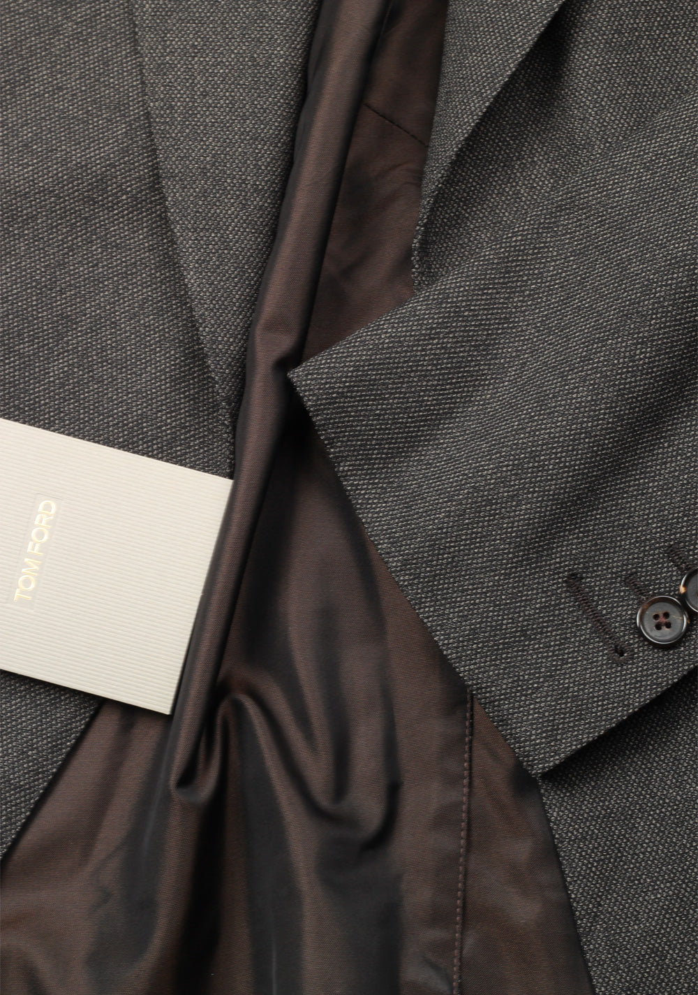 TOM FORD Shelton Gray Suit Size 48 / 38R U.S. In Wool