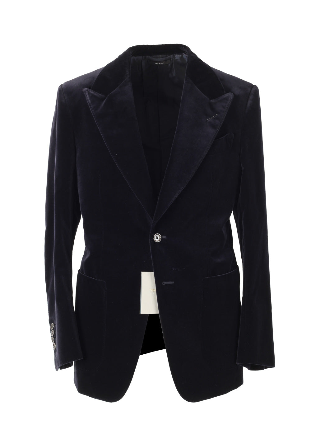 TOM FORD Shelton Black Velvet Sport Coat Tuxedo Dinner Jacket Size 48 / 38R U.S.