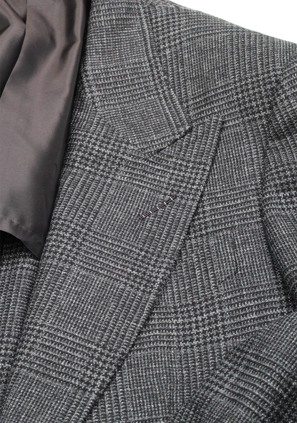 TOM FORD Shelton Checked Gray Sport Coat Size 48 / 38R U.S. In Wool Alpaca Cashmere
