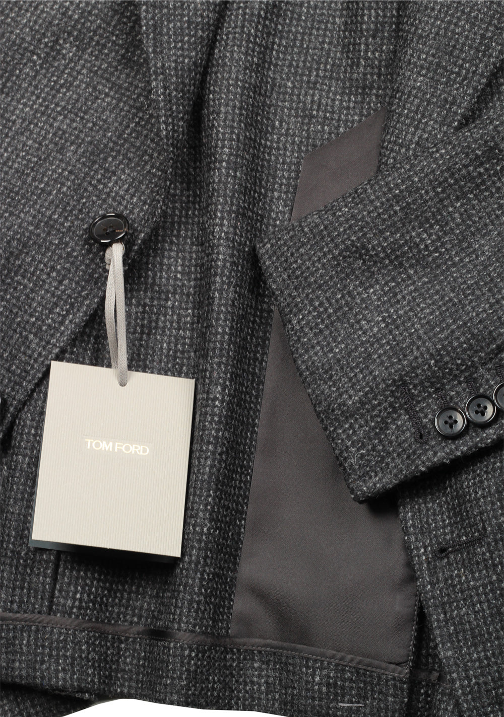 TOM FORD Shelton Gray Sport Coat Size 48 / 38R U.S. In Wool