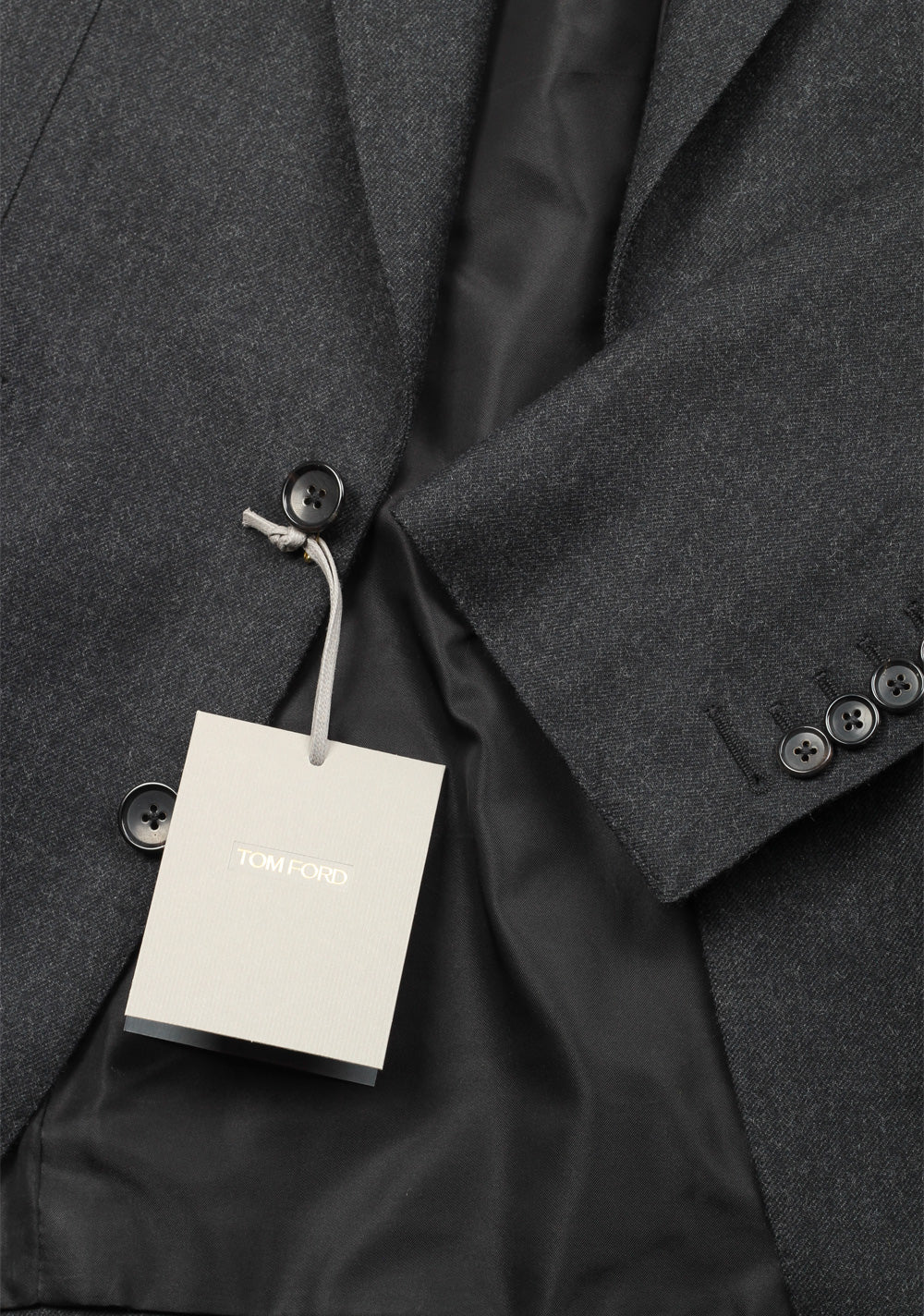 TOM FORD Shelton Gray Sport Coat Size 48 / 38R U.S. In Wool