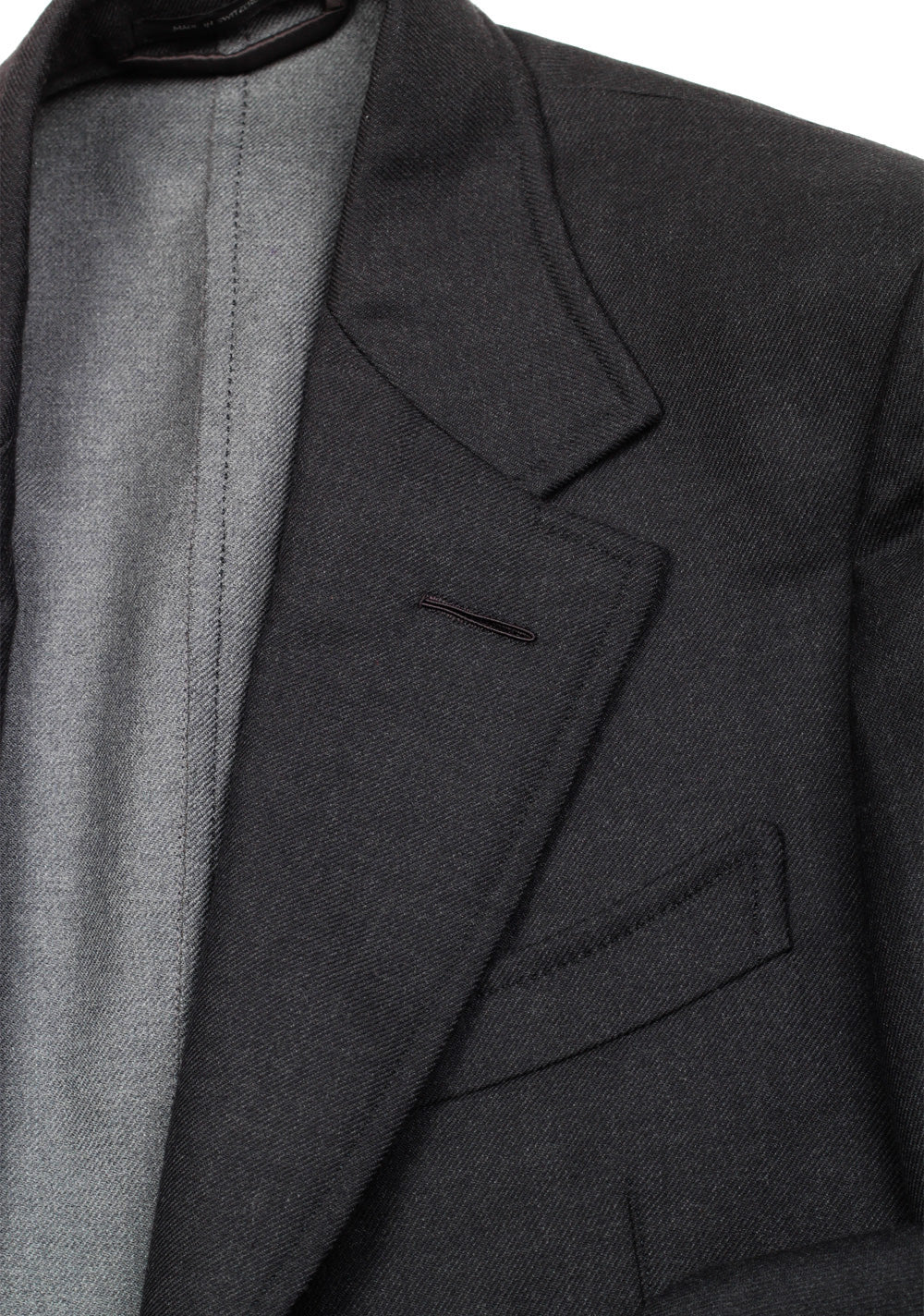 TOM FORD Shelton Gray Sport Coat Size 48 / 38R U.S. In Wool