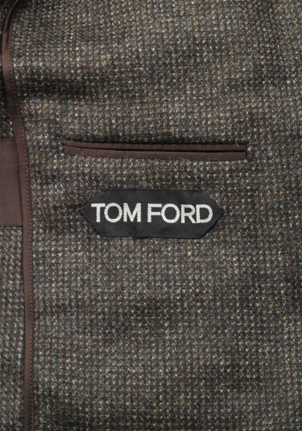 TOM FORD Shelton Brownish Gray Sport Coat Size 48 / 38R U.S. In Wool