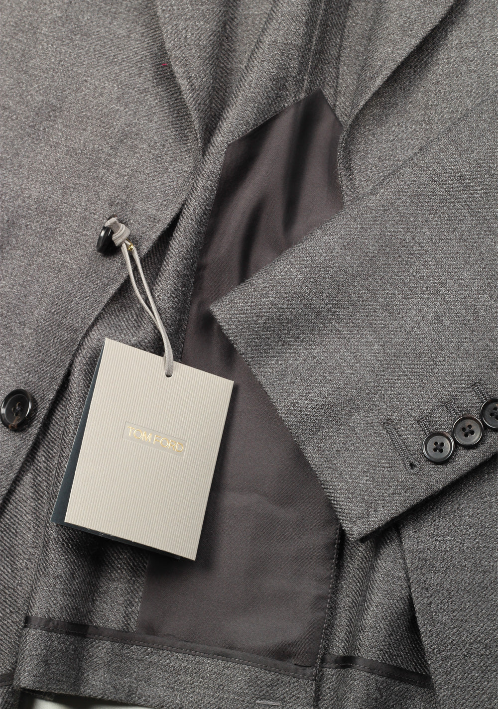 TOM FORD Shelton Gray Sport Coat Size 48 / 38R U.S. In Wool Blend