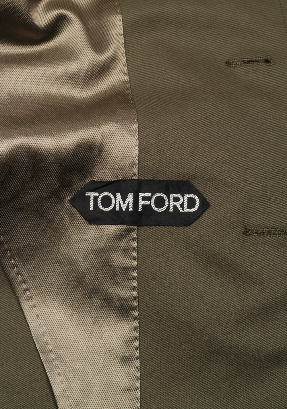 TOM FORD Green Military Coat Size 56 / 46R U.S. Outerwear