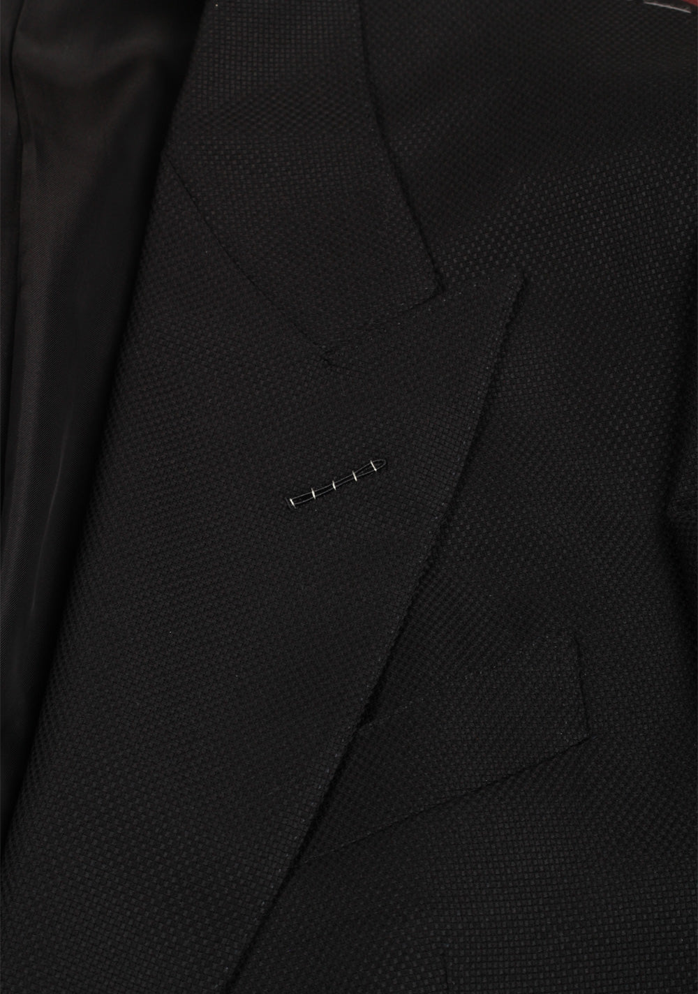 TOM FORD Shelton Black Sport Coat Size 56 / 46R U.S. In Wool Mohair