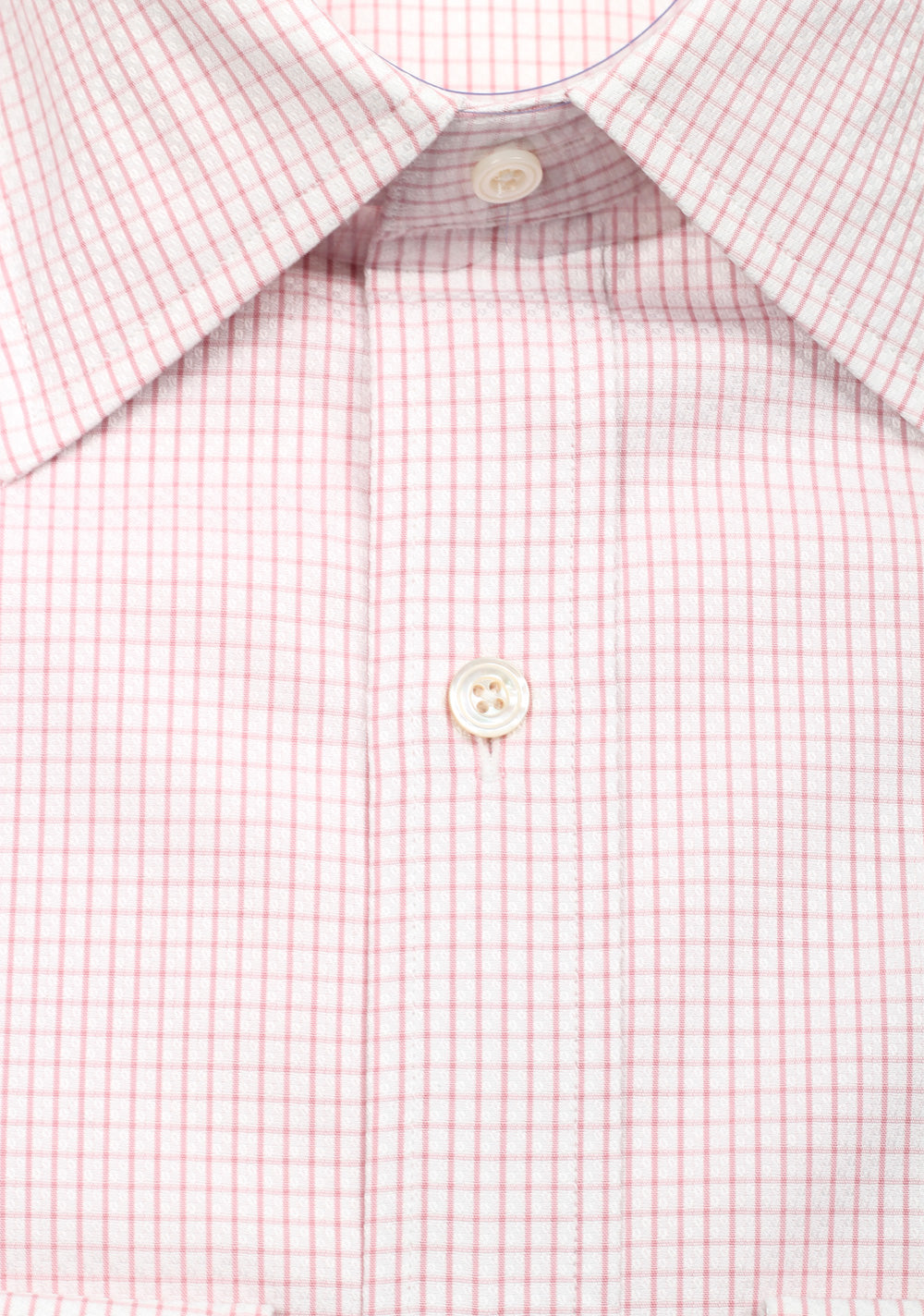 TOM FORD Checked White Pink Dress Shirt Size 40 / 15,75 U.S.