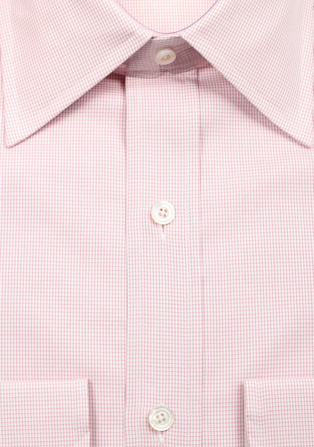 TOM FORD Checked White Pink Dress Shirt Size 40 / 15,75 U.S.