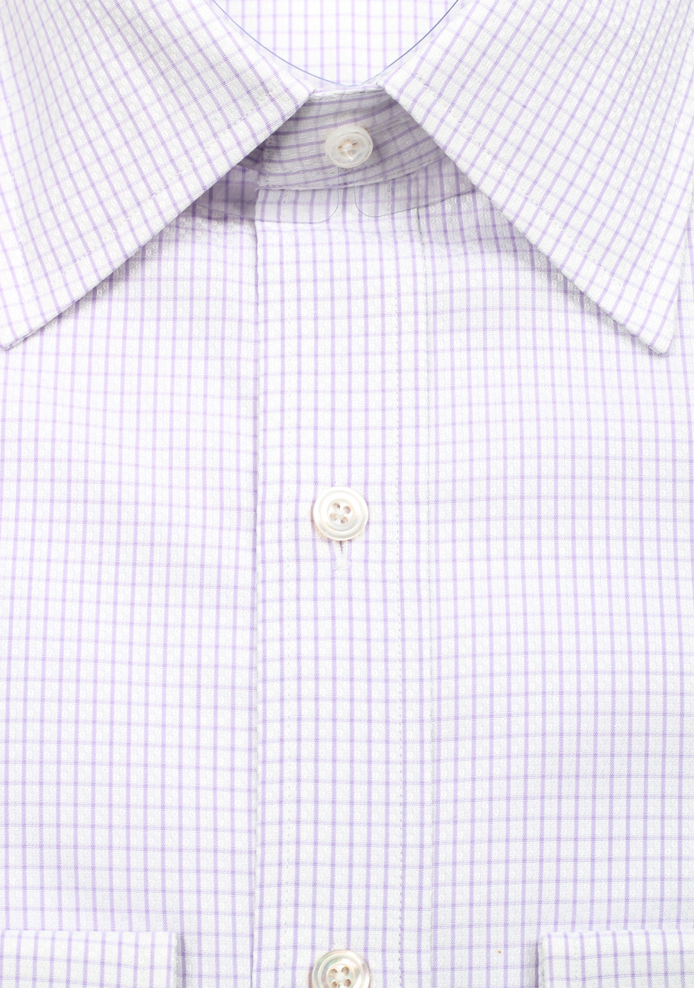 TOM FORD Checked White Pink Dress Shirt Size 40 / 15,75 U.S.