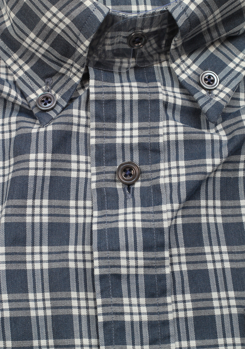 TOM FORD Checked White Blue Button Down Dress Shirt Size 40 / 15,75 U.S.