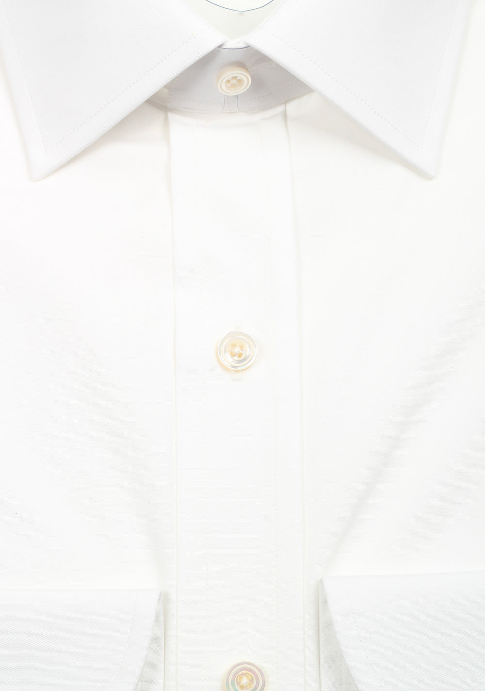 TOM FORD Solid White Dress Shirt Size 43 / 17 U.S.