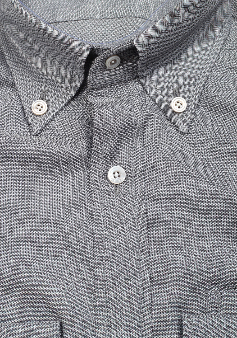 TOM FORD Solid Gray Shirt Size 40 / 15,75 U.S.