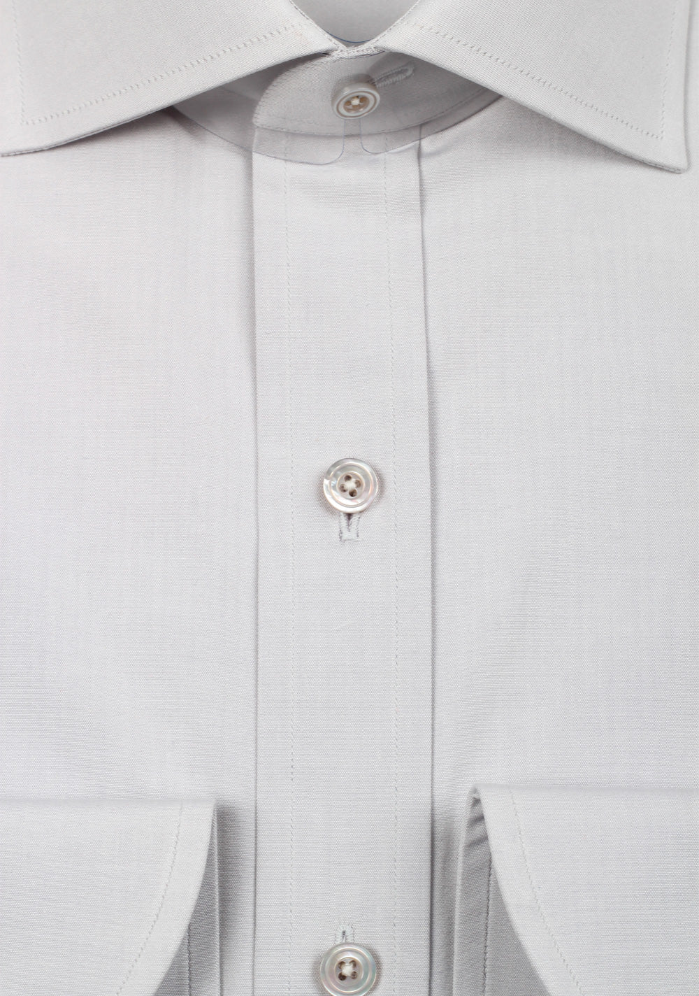 TOM FORD Solid Gray Dress Shirt Size 41 / 16 U.S.
