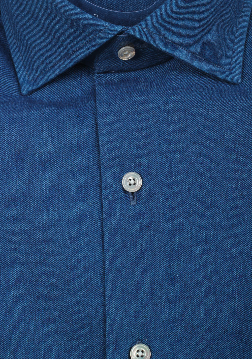 TOM FORD Solid Blue Denim Dress Shirt Size 41 / 16 U.S.