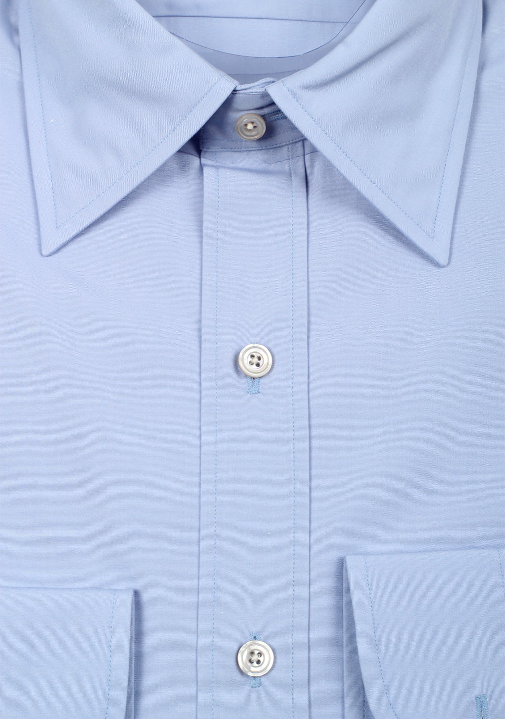 TOM FORD Solid Blue Dress Shirt Size 42 / 16,5 U.S.