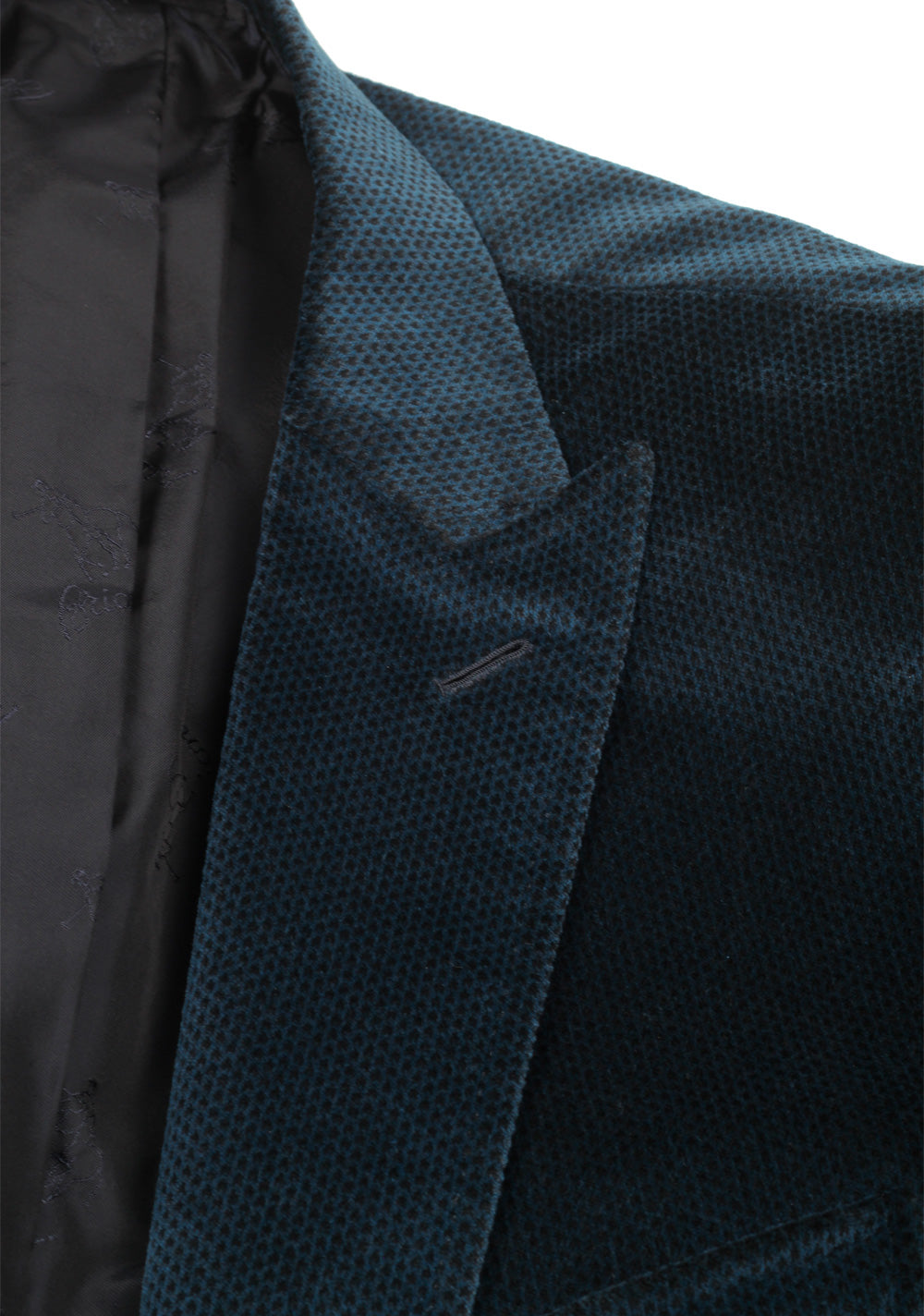 Brioni Bracciano Blue Sport Coat Size 52 / 42R U.S. In Cotton Cashmere