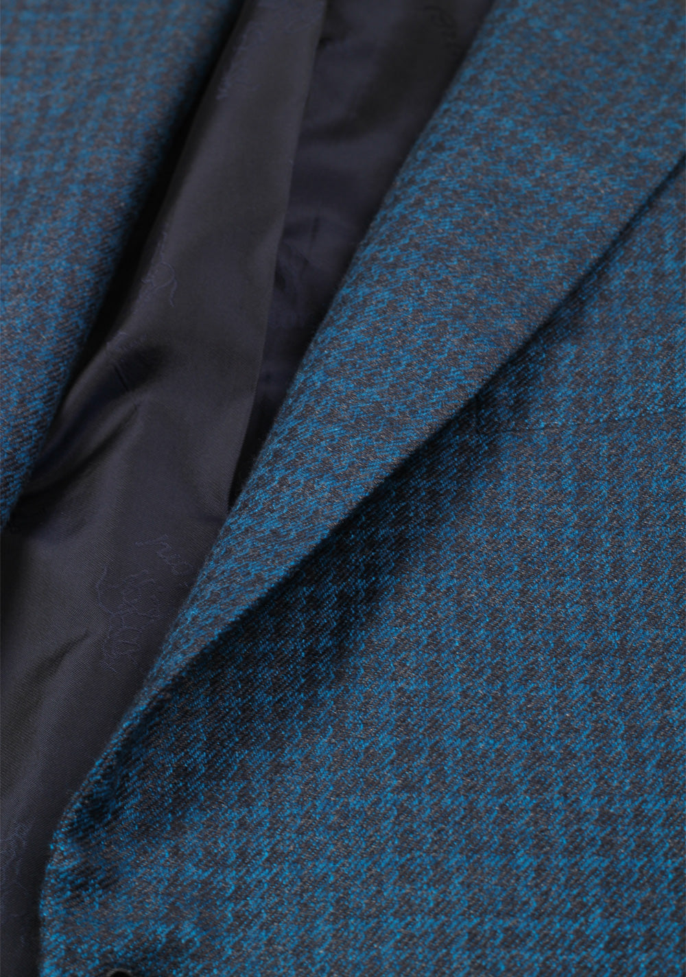 Brioni Brunico Checked Blue Sport Coat Size 52 / 42R U.S. In Silk Cashmere