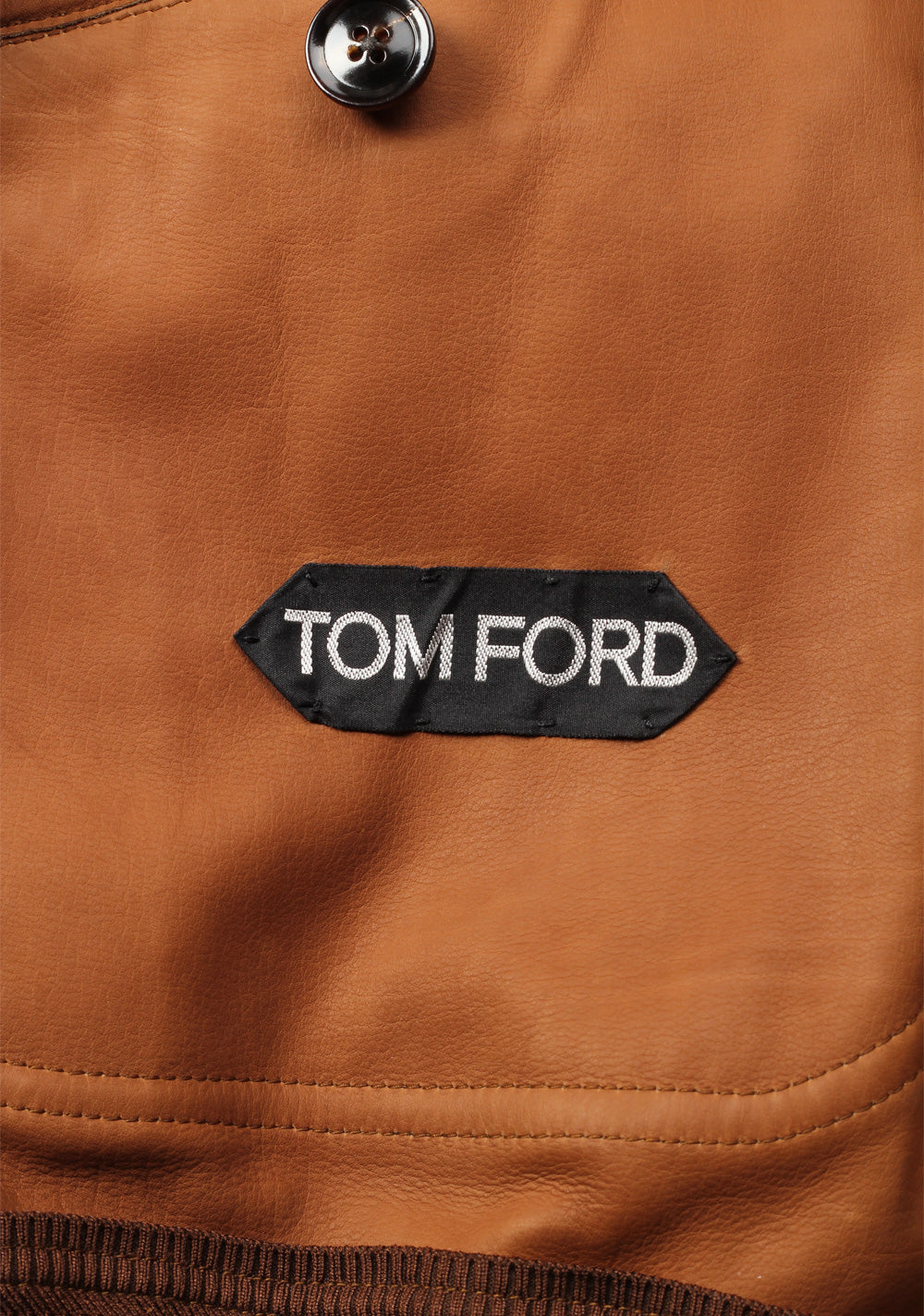 TOM FORD Lambskin Leather Suede Jacket Coat Size 54 / 44R U.S. Outerwear