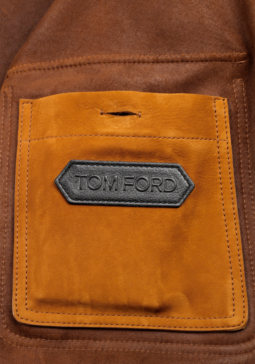 TOM FORD Leather Bomber Jacket Coat Size 58 / 48R U.S. Outerwear