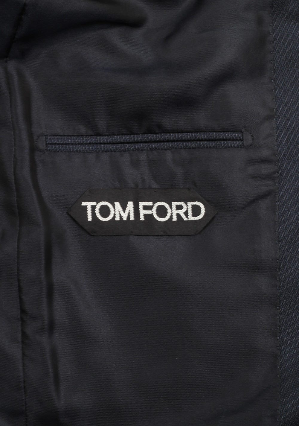 TOM FORD Shelton Checked Blue Suit Size 48 / 38R U.S. In Wool