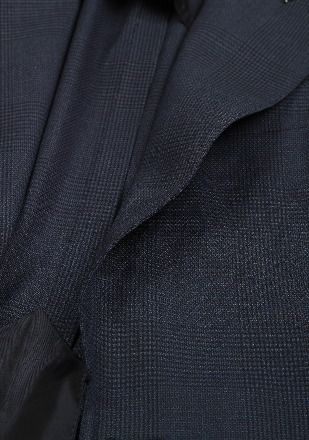 TOM FORD Shelton Checked Blue Suit Size 48 / 38R U.S. In Silk Wool