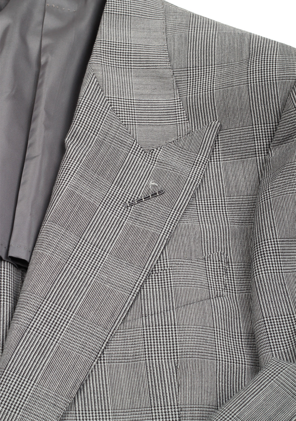 TOM FORD Shelton Checked Gray Sport Coat Size 48 / 38R U.S. In Wool