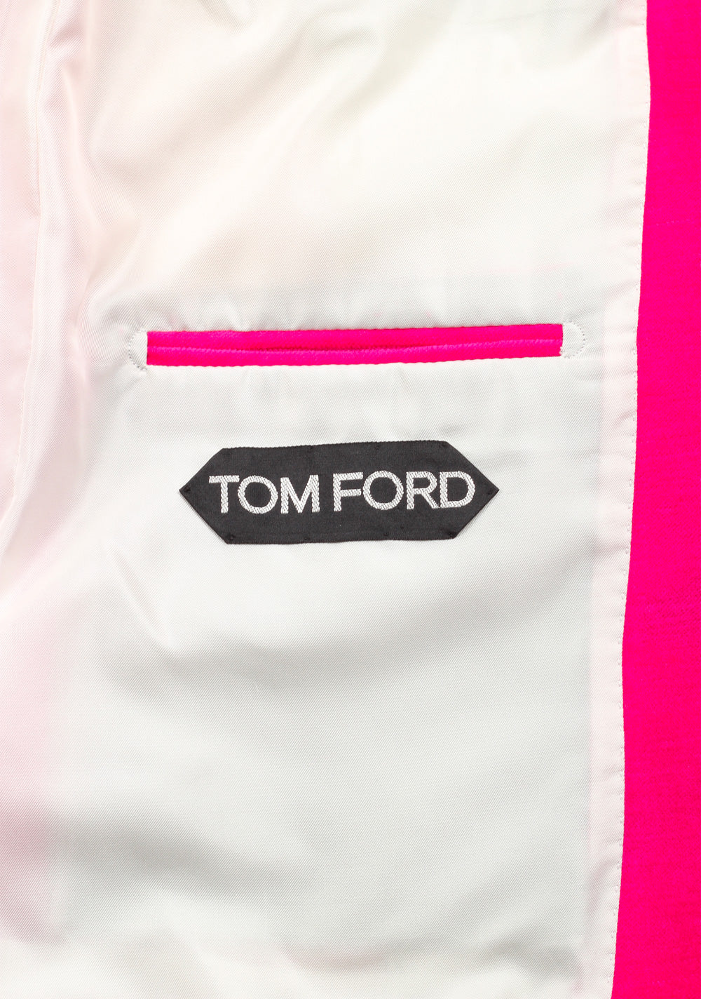 TOM FORD Shelton Velvet Pink Sport Coat Size 56 / 46R U.S. In Cotton Linen