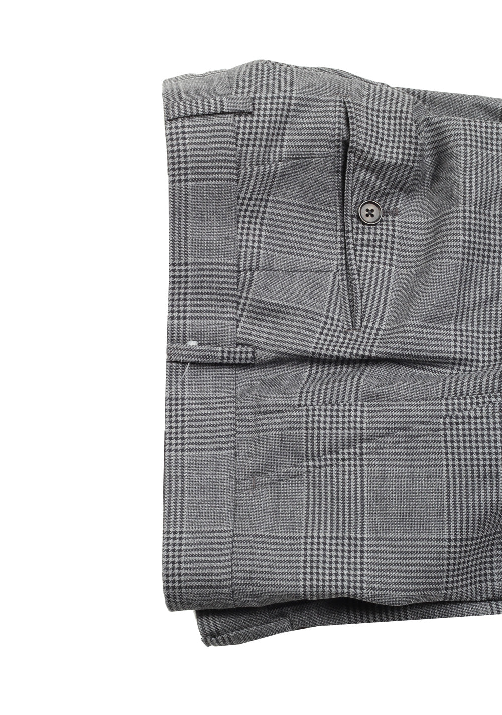 TOM FORD Shelton Checked Gray Suit Size 48 / 38R U.S. In Wool Silk