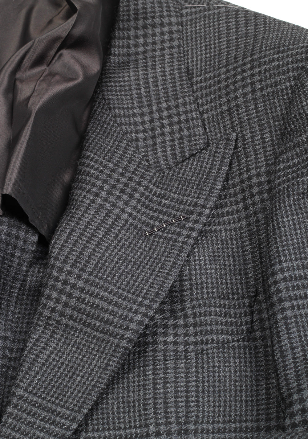 TOM FORD Shelton Checked Gray Suit Size 48 / 38R U.S. In Wool