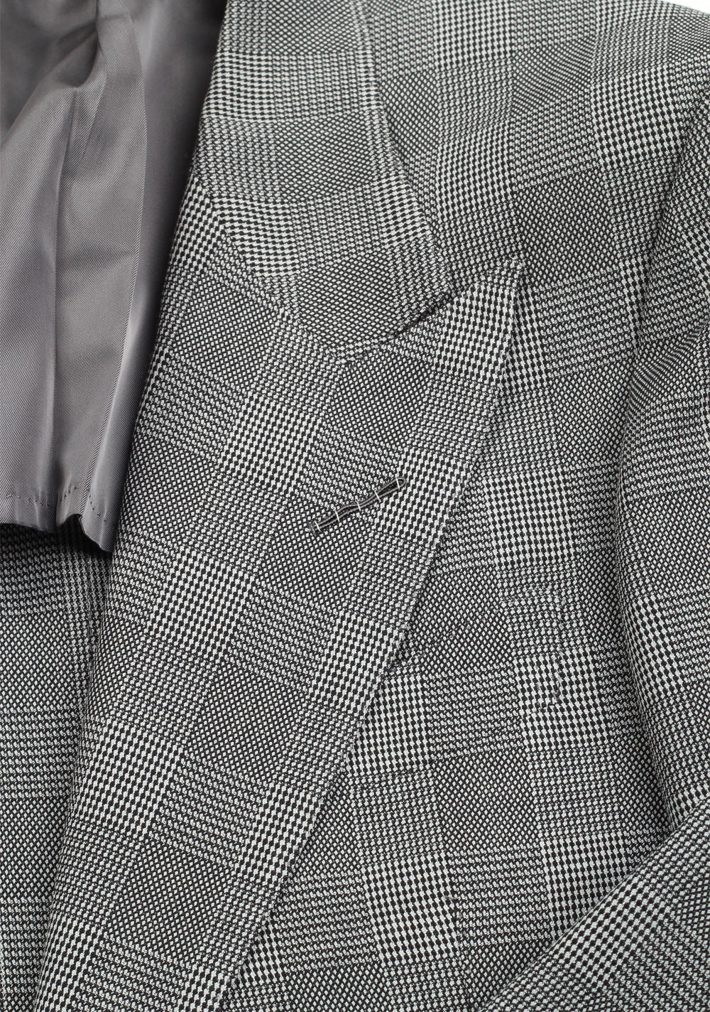 TOM FORD Shelton Checked Gray Suit Size 48 / 38R U.S. In Wool