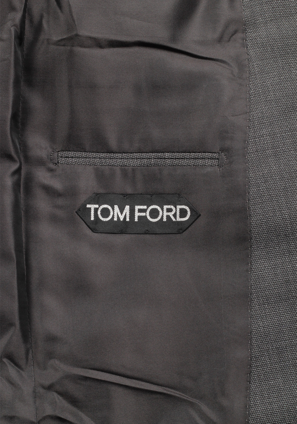 TOM FORD Shelton Gray Suit Size 48 / 38R U.S. In Wool Mohair