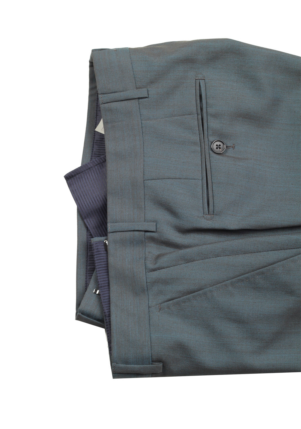 TOM FORD Shelton Turquoise Suit Size 48 / 38R U.S. In Wool Silk