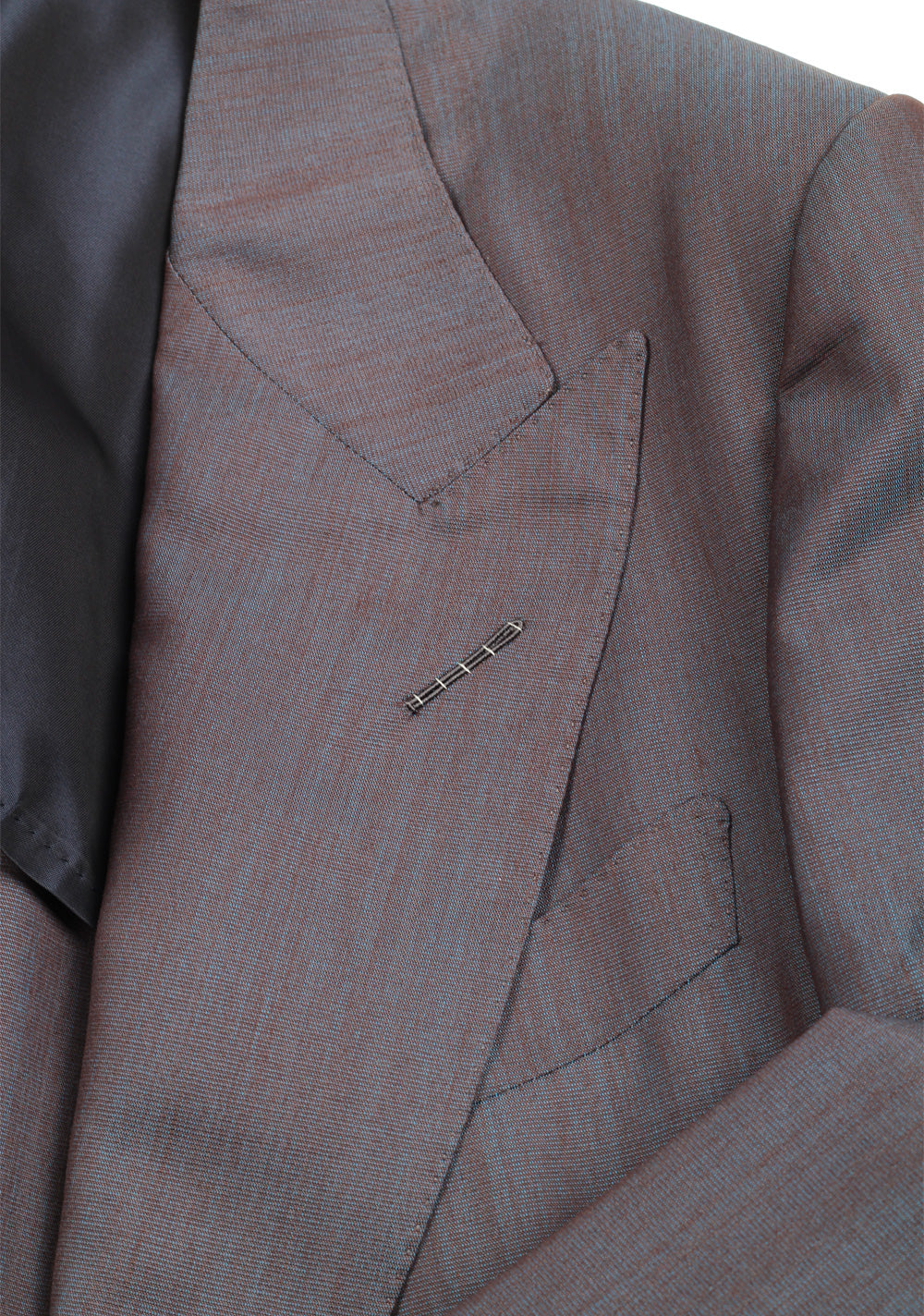 TOM FORD Shelton Blue Suit Size 48 / 38R U.S. In Wool Silk