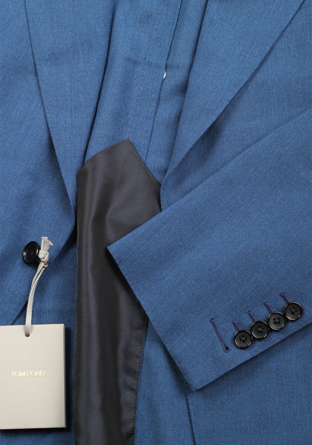 TOM FORD Shelton Blue Suit Size 48 / 38R U.S. In Wool