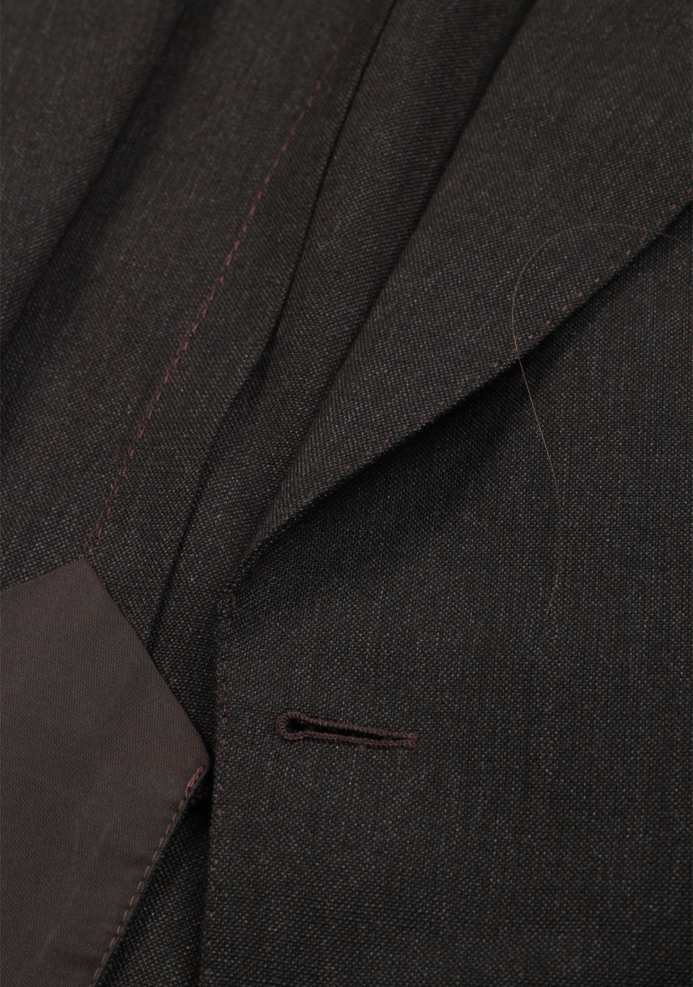 TOM FORD Shelton Brown Suit Size 48 / 38R U.S. In Mohair Wool Silk