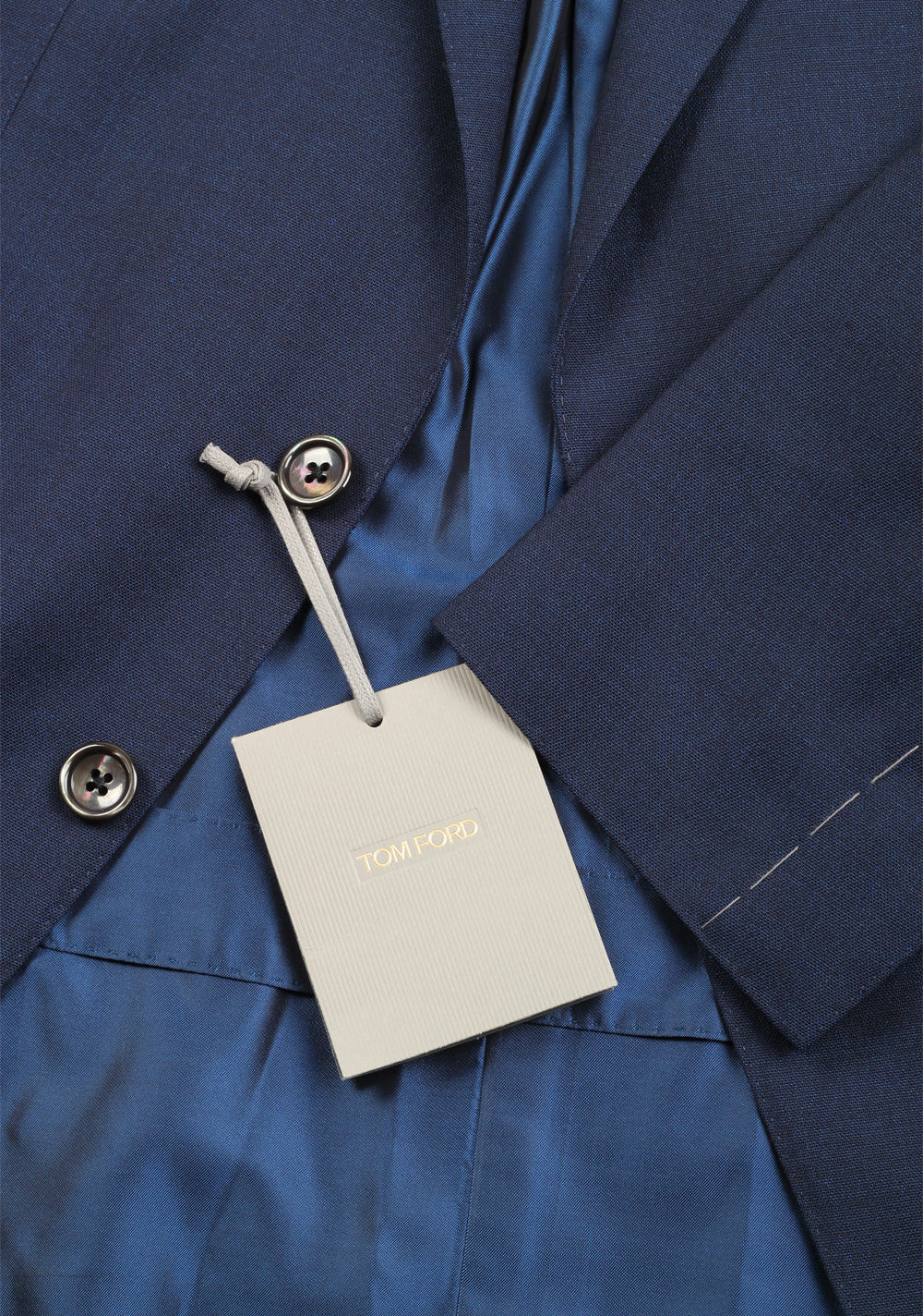 TOM FORD O'Connor Blue Suit Size 48C / 38S U.S. Wool Silk Fit Y