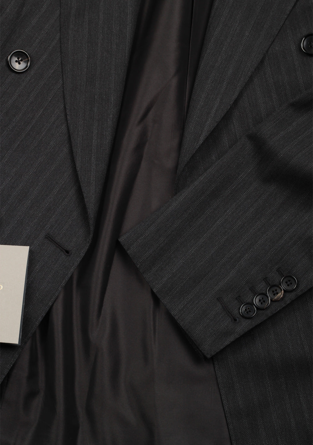 TOM FORD Shelton Gray Double Breasted Suit Size 48 / 38R U.S. In Wool
