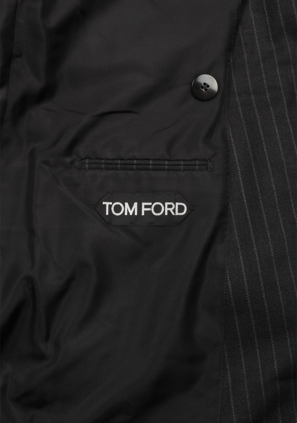 TOM FORD Shelton Brown Double Breasted Suit Size 48 / 38R U.S. In Wool Silk