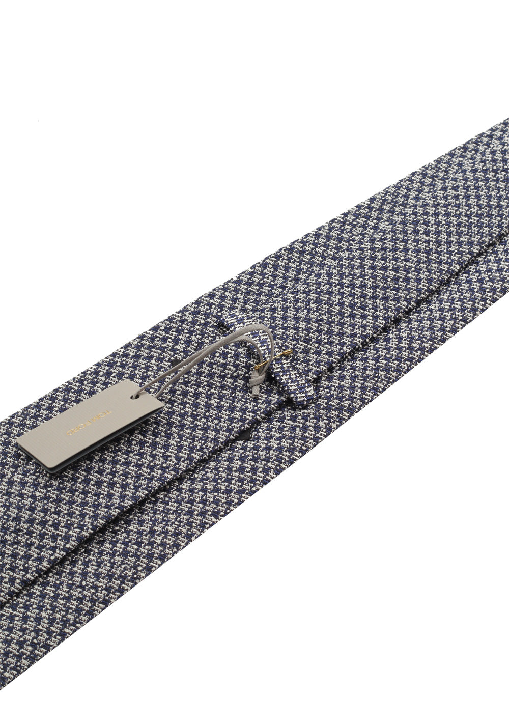 TOM FORD Patterned Blue Tie In Silk