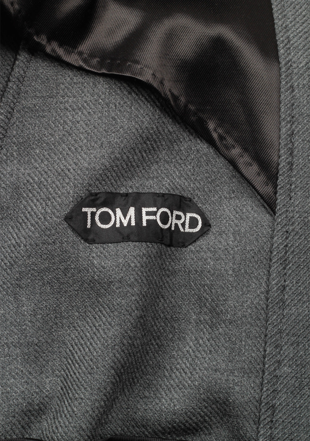 TOM FORD Gray Zipper Bomber Jack Size 48 / 38R U.S.